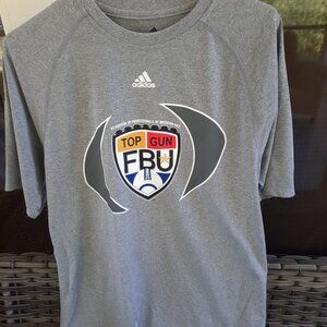 Adidas FBU Top Gun Gray T-Shirt Small - Free Shipping